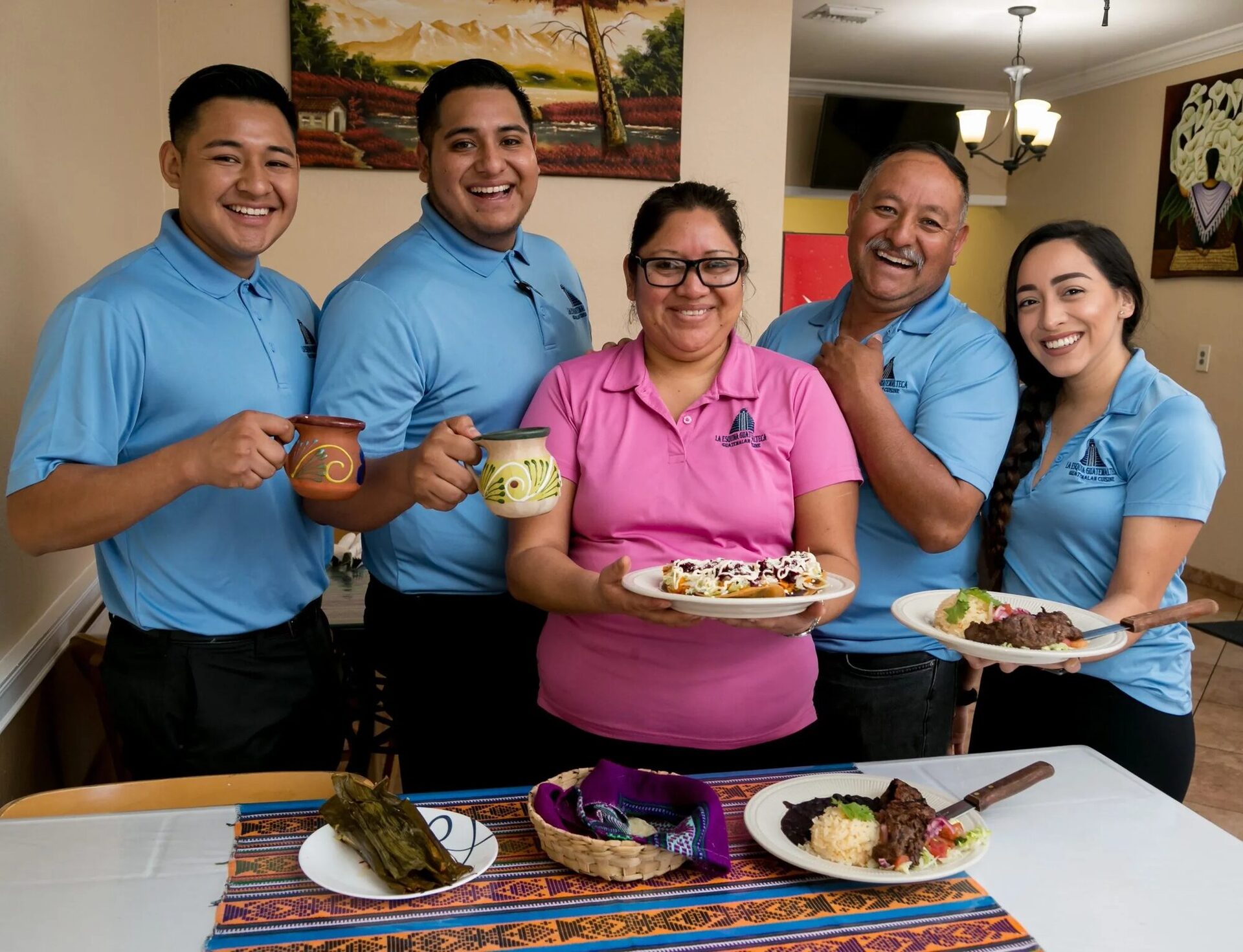 The Cano family at La Esquina Guatemalteca